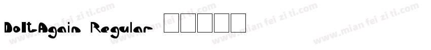 DoItAgain Regular字体转换